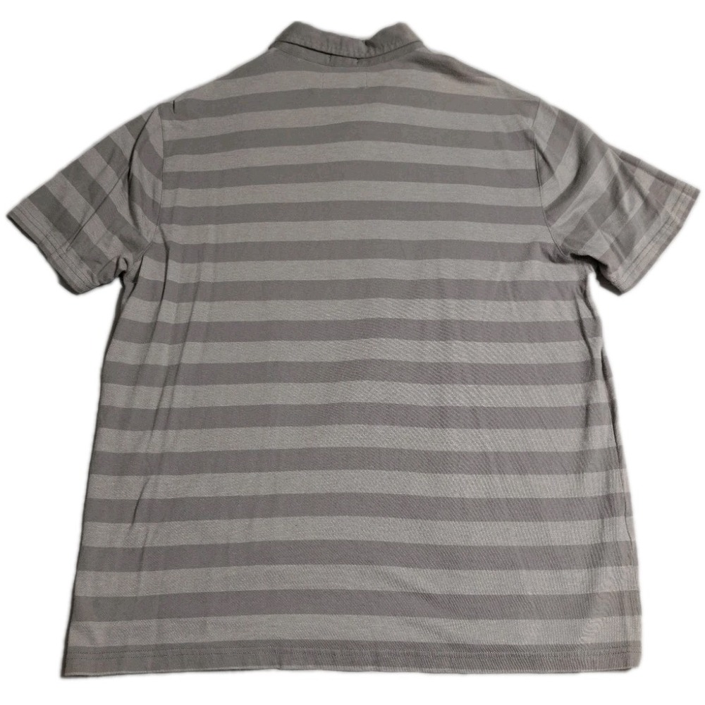Original Penguin Polo Shirt Mens XXL Gray Striped Classic Fit Short Sleeve - Picture 2 of 5